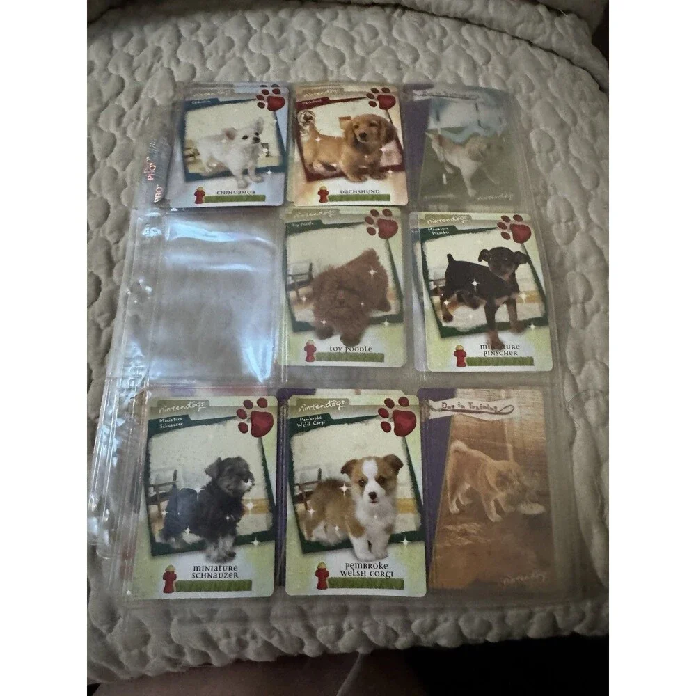 Huge Nintendogs Trading Card Lot Nintendo DS Dog Breed Puppy Cards Mixed Series